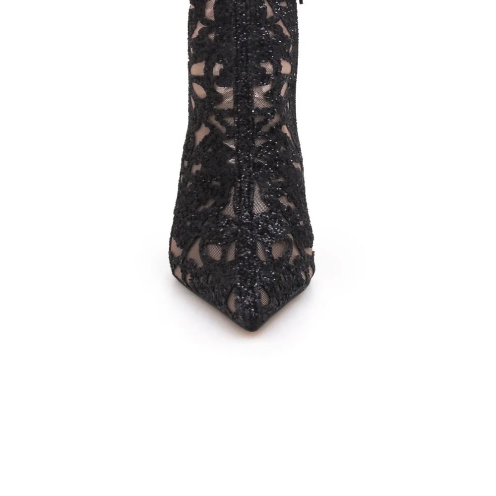 Betsey Johnson Black Heeled Boots